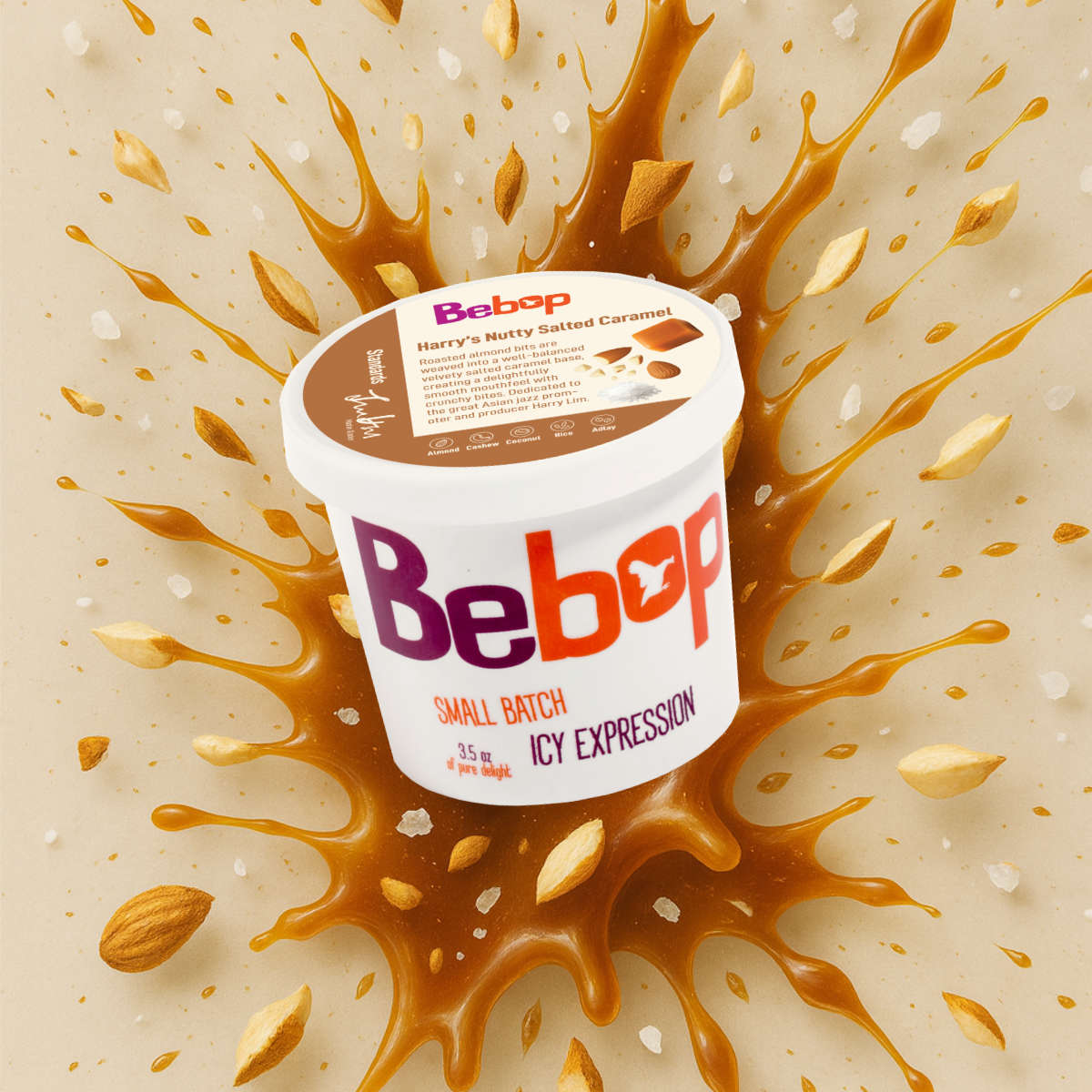 Harry's Nutty Salted Caramel Frozen Dessert 哈利的鹽焦糖杏仁丁冰淇淋 - Image 2